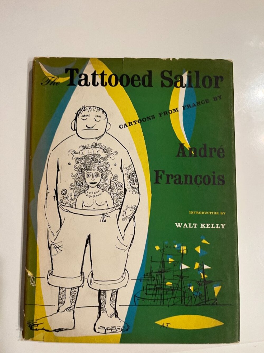 The Tattooed Sailor Book Andre Francois (1953) Possible Signature